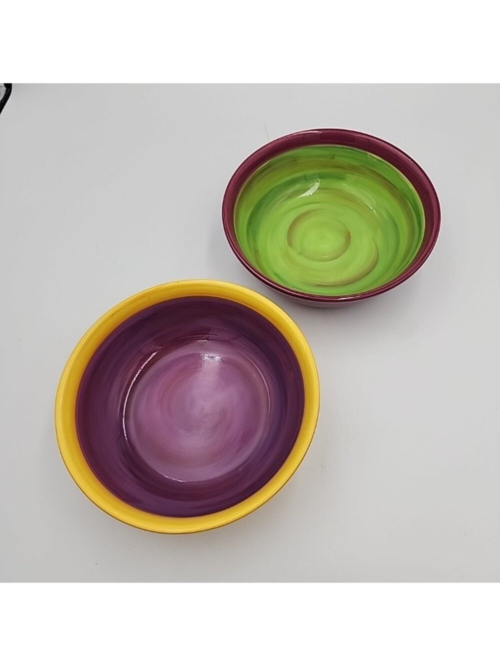 Fresco by Jane Davies Set Of 2 Cereal Soup Bowls 7"